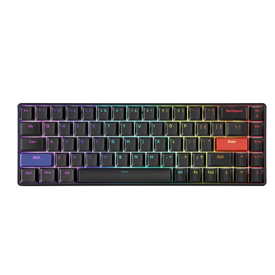 Imagem de Teclado mecânico DrunkDeer G65 Rapid Trigger RGB 65% tamanho