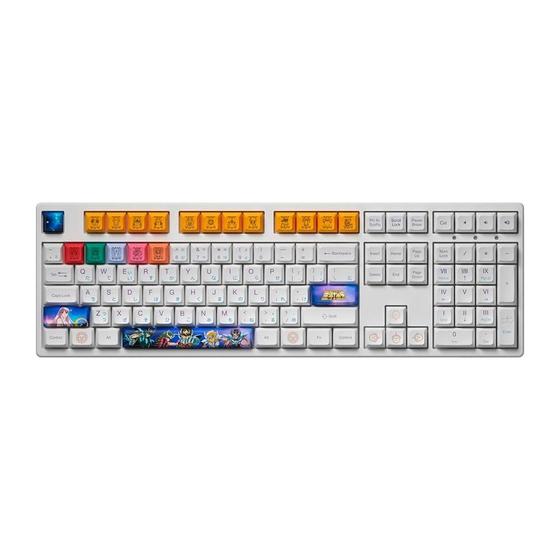 Imagem de Teclado Mecânico Gamer Akko Saint Seya, Switch CS Ocean Blue, N-Key, ANSI