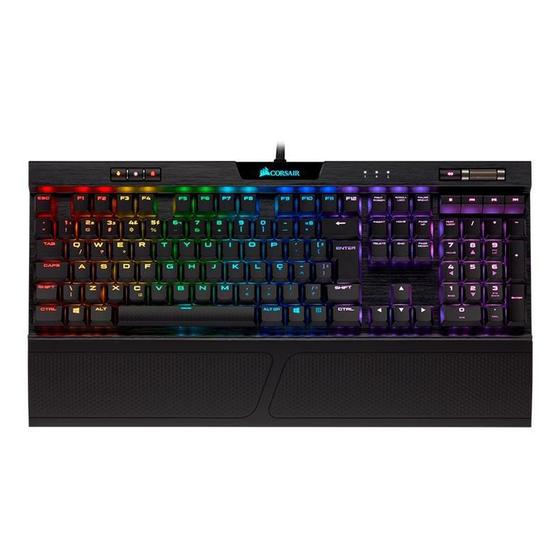 Imagem de Teclado Mecanico Gamer Corsair K70 RGB MK.2 Low Profile Switch Cherry MX Speed, CH-9109018-BR