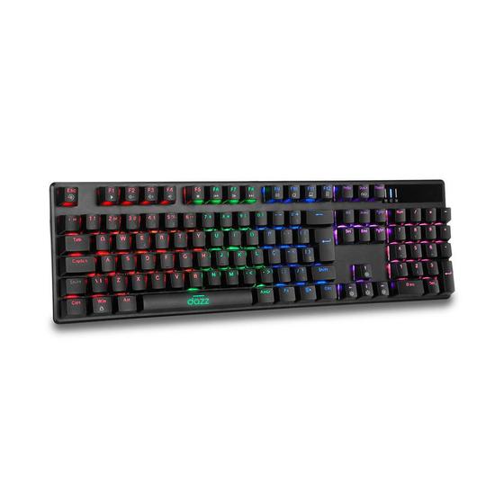 Imagem de Teclado Mecânico Gamer Dazz Cybertronic Rgb Usb2.0