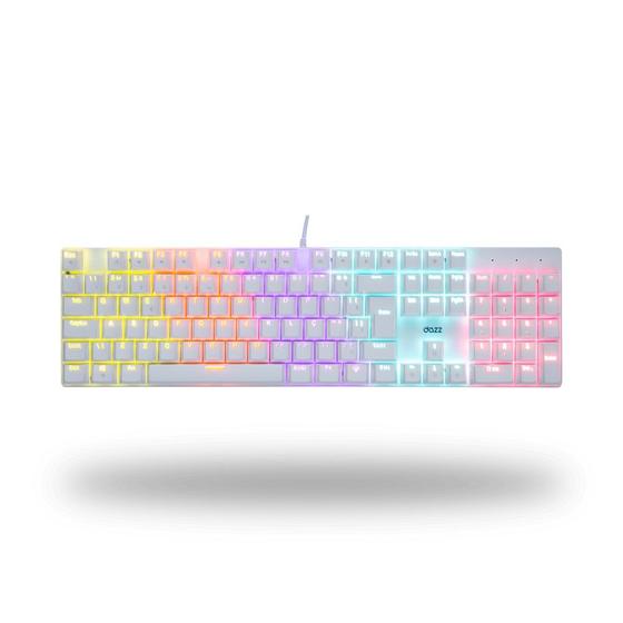 Imagem de Teclado Mecânico Gamer Dazz Orion Essential RGB ABNT2 Branco - 62000131