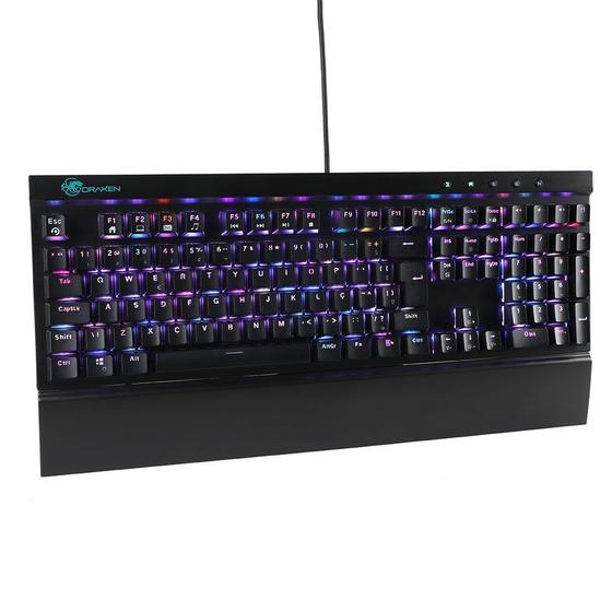 Imagem de Teclado Mecanico Gamer DN202 Descanso Outemu Blue RGB - DRAXEN