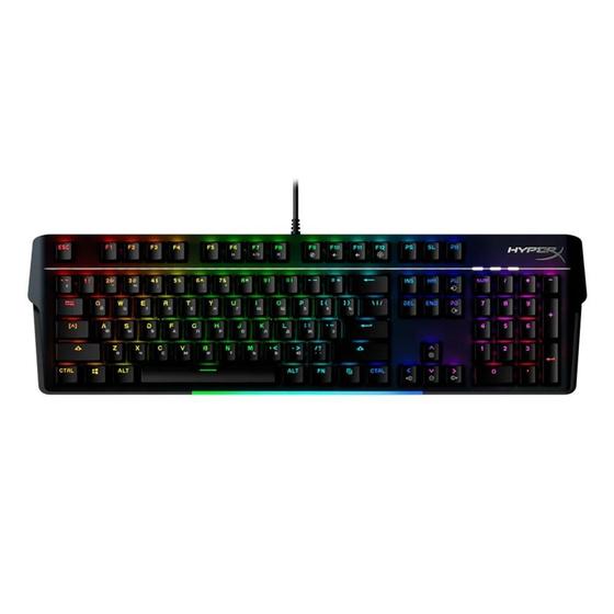 Teclado Mecânico Gamer HyperX Alloy MKW100, RGB, Switch Red, Full Size, US, Preto - 4P5E1AAABA Menor preço em Teclado Mecânico Gamer HyperX Alloy MKW100, RGB, Switch Red, Full Size, US, Preto - 4P5E1AAABA