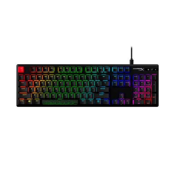 Teclado Mecânico Gamer HyperX Alloy Origins PBT, RGB, Switch Blue, ABNT2 - 639N4AAAC4 Menor preço em Teclado Mecânico Gamer HyperX Alloy Origins PBT, RGB, Switch Blue, ABNT2 - 639N4AAAC4