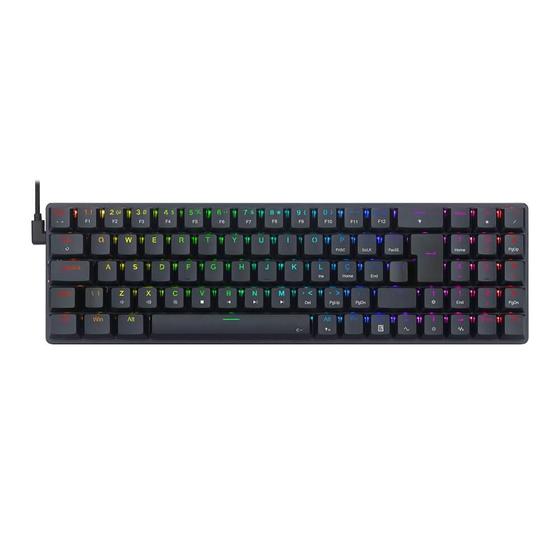 Imagem de Teclado Mecânico Gamer K626 Ashe RGB Preto Switch Vermelho Redragon