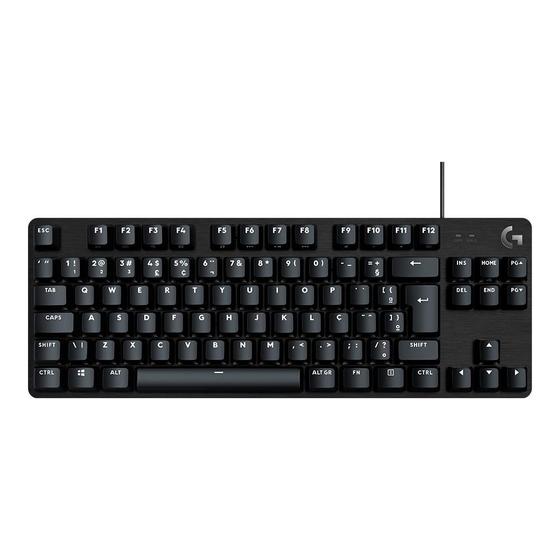 Imagem de Teclado Mecânico Gamer Logitech G G413 TKL SE, USB, Anti-Ghosting, ABNT2, Preto - 920-010562