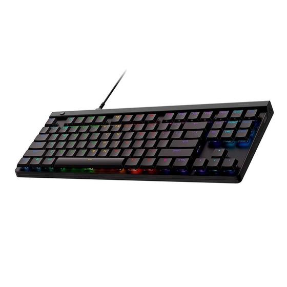 Imagem de Teclado Mecânico Gamer Logitech G515 TKL, RGB Ligthsync, USB 2.0, ANSI, Preto - 920-012868