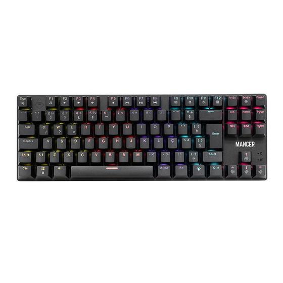 Teclado Mecanico Gamer Mancer Shade MK2, Rainbow, Switch Huano Vermelho, Preto, MCR-SHM2-RBW01RD Menor preço em Teclado Mecanico Gamer Mancer Shade MK2, Rainbow, Switch Huano Vermelho, Preto, MCR-SHM2-RBW01RD