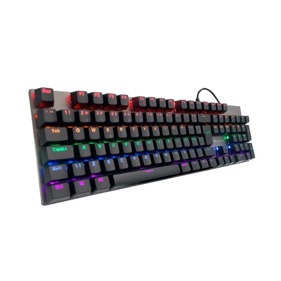 Teclado mecanico gamer nysus rainbow switch outemu red oex tc608 preto Menor preço em Teclado mecanico gamer nysus rainbow switch outemu red oex tc608 preto
