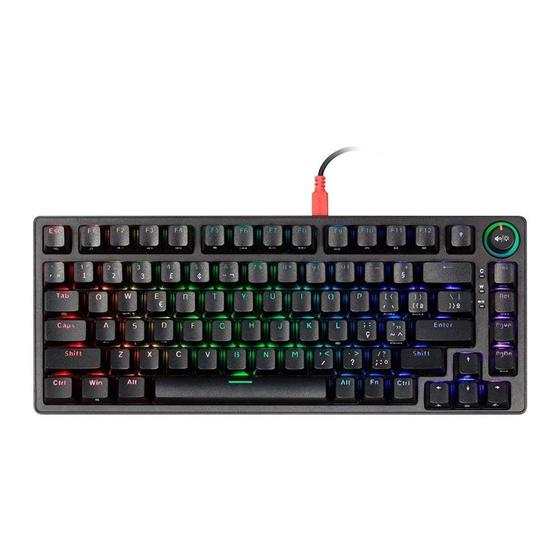 Teclado Mecânico Gamer PCYes RASEC, RGB, Switch Gateron Brown, Layout 75%, ABNT2 - TWGBRRGB Menor preço em Teclado Mecânico Gamer PCYes RASEC, RGB, Switch Gateron Brown, Layout 75%, ABNT2 - TWGBRRGB