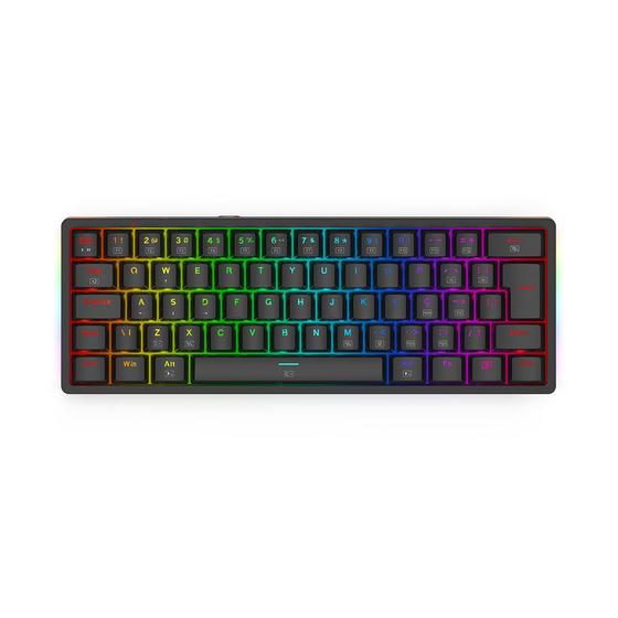 Imagem de Teclado Mecânico Gamer Redragon Akali K642-rgb, Abnt2, Preto -  Switch Brown