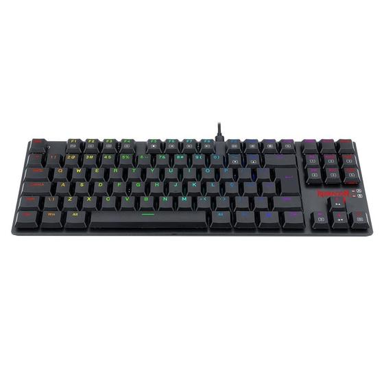 Imagem de Teclado Mecânico Gamer Redragon APS, RGB, Switch Redragon Brown, ABNT2 - Low Profile - K607 RGB (PT-BROWN)