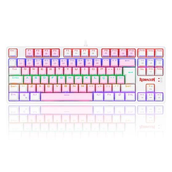 Imagem de Teclado Mecânico Gamer Redragon Daksa Abnt2 Rgb Switch Blue