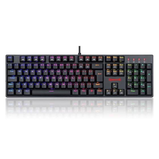 Imagem de Teclado Mecânico Gamer Redragon Surara Pro, RGB, Switch Redragon Optical Blue, ABNT2 - K582RGB-PRO