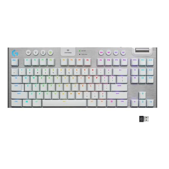 Teclado Mecânico Gamer Sem Fio Logitech G915 TKL RGB LIGHTSYNC, USB ou Bluetooth, Ultrafino, Switch GL Tactile, Branco - 920-009660 é boa?