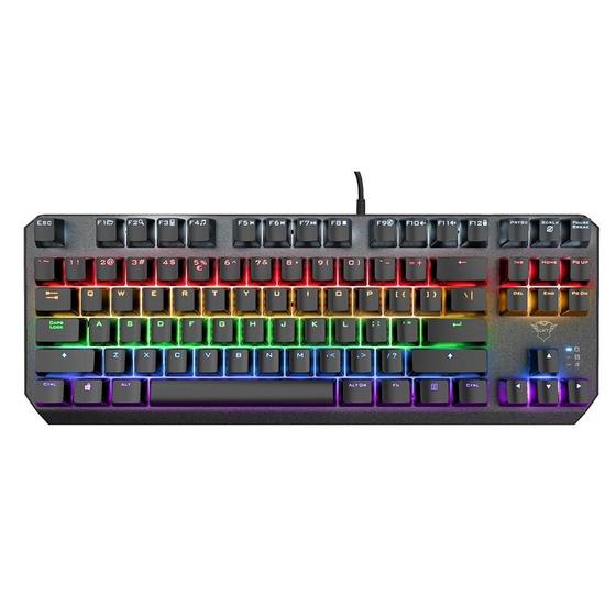 Teclado Mecânico Gamer Trust GXT 834 Callaz, Rainbow, Switch Outemu Red, TKL, USB, ABNT 2, Preto - 24623 é boa?
