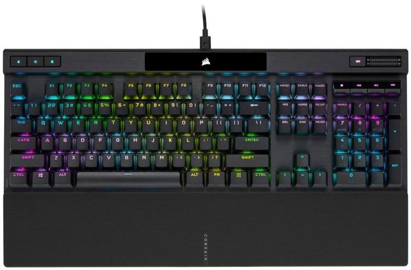 Imagem de Teclado Mecânico Gaming CORSAIR K70 RGB PRO Cherry MX Speed Linear Switch - preto-CH-9109414-NA