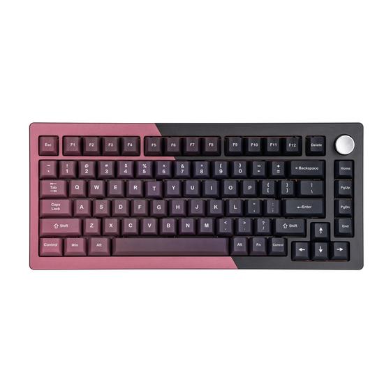 Imagem de Teclado mecânico KiiBoom Loop 75 75% alumínio QMK/VIA