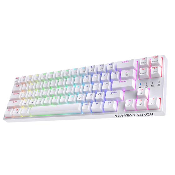 Imagem de Teclado mecânico LTC NB681 Nimbleback 65% RGB Brown Switch