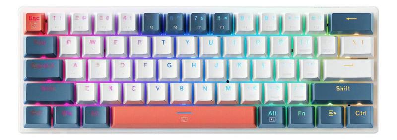 Imagem de Teclado Mecânico Machenike K500B61 Com Fio Red Switch RGB 60