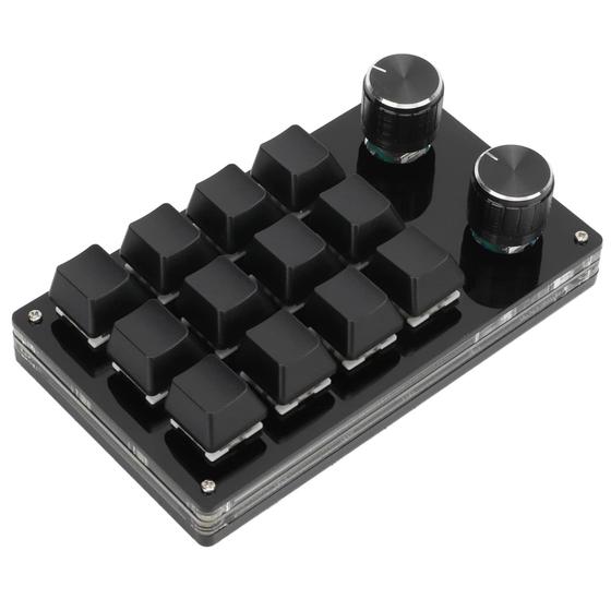 Imagem de Teclado Mecânico Macro Focket Programável - Uso com uma Mão