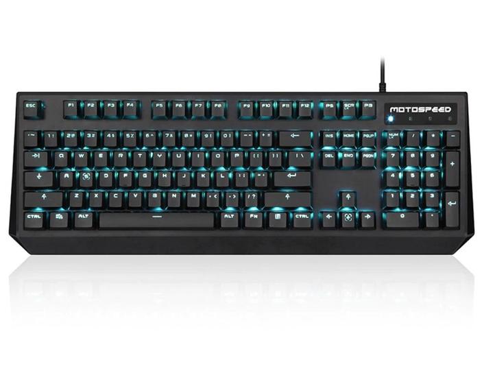 Imagem de Teclado Mecânico Motospeed Ck95 Preto Outemu Marrom