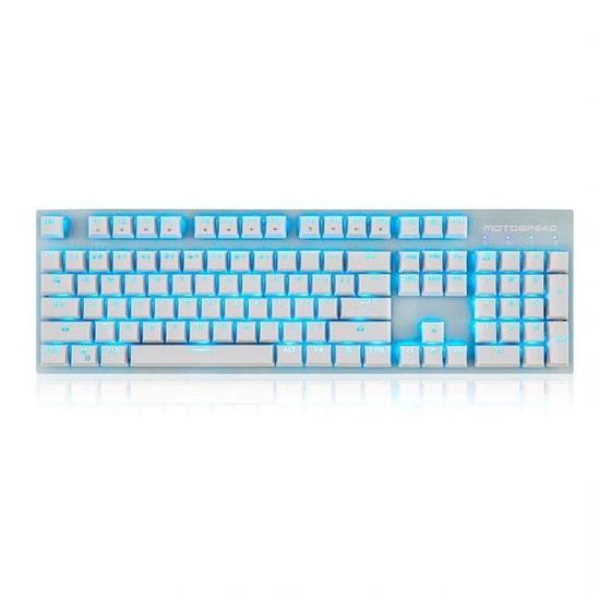 Imagem de Teclado Mecânico Motospeed Gk89 Bluetooth Gamer Branco