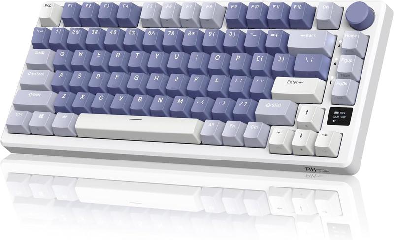 Imagem de Teclado Mecânico para Jogos RK ROYAL KLUDGE M75 Sem Fio com Tela OLED