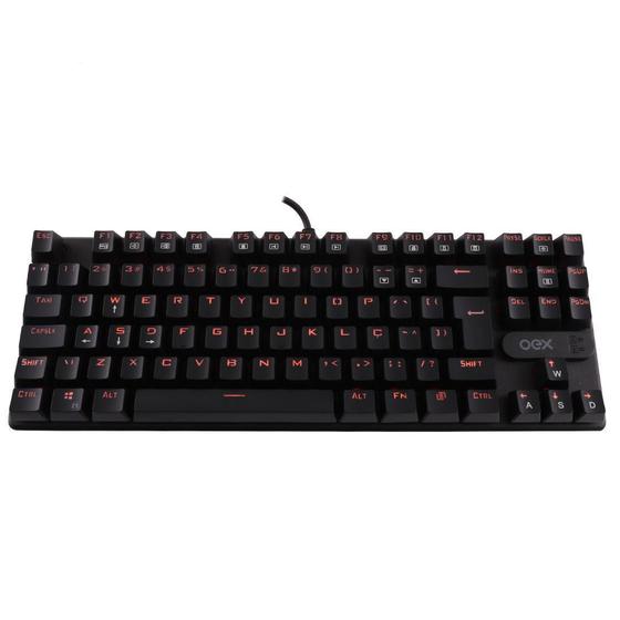 Imagem de Teclado Mecanico Profissional Gamer Vulcan Tc603 Preto Oex