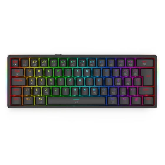 Imagem de Teclado Mecânico Redragon Akali RGB Preto Switch Brown