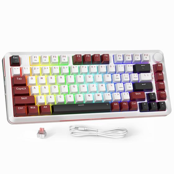 Imagem de Teclado mecânico Redragon K721 Rapid Trigger RGB 75%