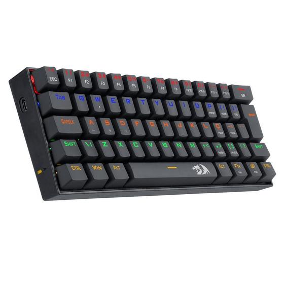 Imagem de Teclado Mecânico Redragon Lakshmi Preto Rgb Switch Preto