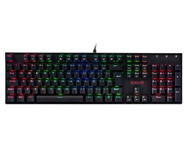 Imagem de Teclado Mecanico Redragon Mitra Swicth Brown K551 Abnt2 Rgb