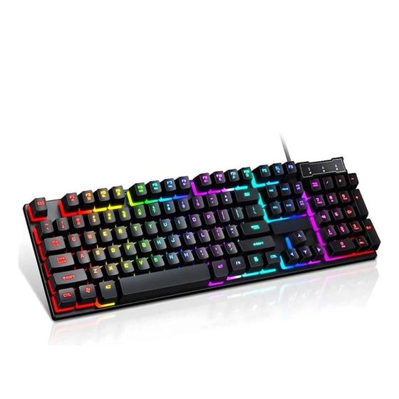 Imagem de Teclado Mecânico Rgb Com Fio Tomate