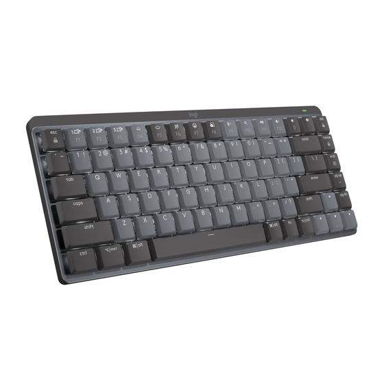 Imagem de Teclado Mecânico Sem Fio Logitech MX Mechanical Mini - Iluminado