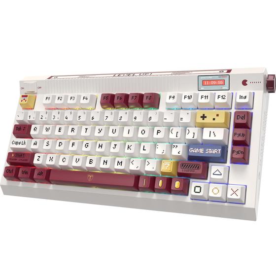 Imagem de Teclado mecânico sem fio RiSophy PC423 Creamy Retro