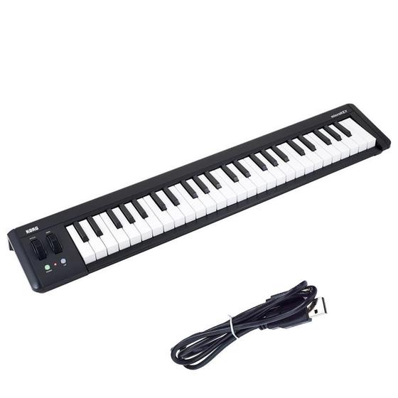 Teclado Mini Controlador MIDI Korg Microkey 2 USB 49 Teclas Imagem de Teclado Mini Controlador MIDI Korg Microkey 2 USB 49 Teclas