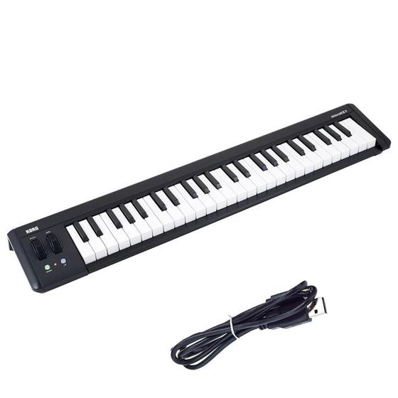 Teclado Mini Controlador MIDI Korg Microkey 2 USB 49 Teclas Imagem de Teclado Mini Controlador MIDI Korg Microkey 2 USB 49 Teclas