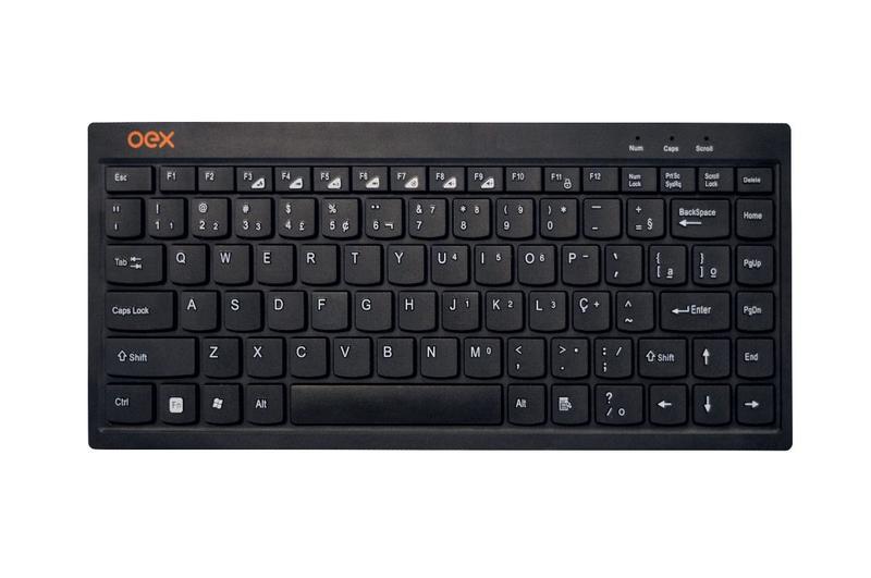 Imagem de Teclado Mini TC301 Flat USB ABNT 2 - Oex Homologação: 185892112769