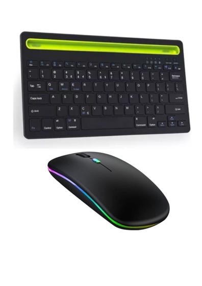 Imagem de Teclado Mouse Bluetooth Recarregável Para 12S Pro