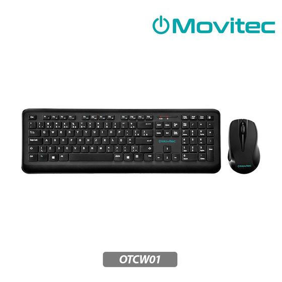 Imagem de Teclado+ Mouse Sem Fio Movitech Office Abt2 Otcw-01