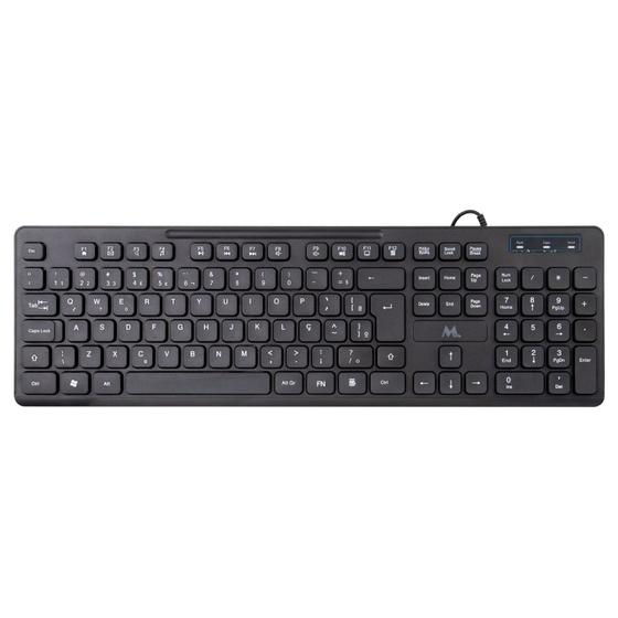 Imagem de Teclado Mtek KB-8269L-PT - com Fio - Portugues - Preto