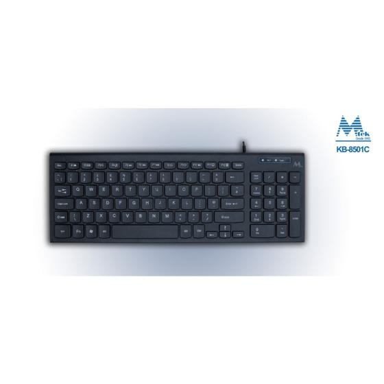 Imagem de Teclado Mtek KB-8501C USB Portugues Preto