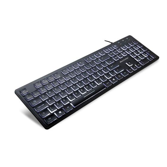 Teclado Multilaser com Fio USB Teclas Chocolate Iluminação Branca, Cabo de 1,70m TC218 Menor preço em Teclado Multilaser com Fio USB Teclas Chocolate Iluminação Branca, Cabo de 1,70m TC218