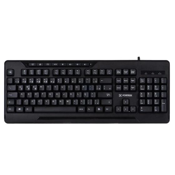 Imagem de Teclado Multimídia Olk101 USB 2.0 Fortrek Prova de Respingos