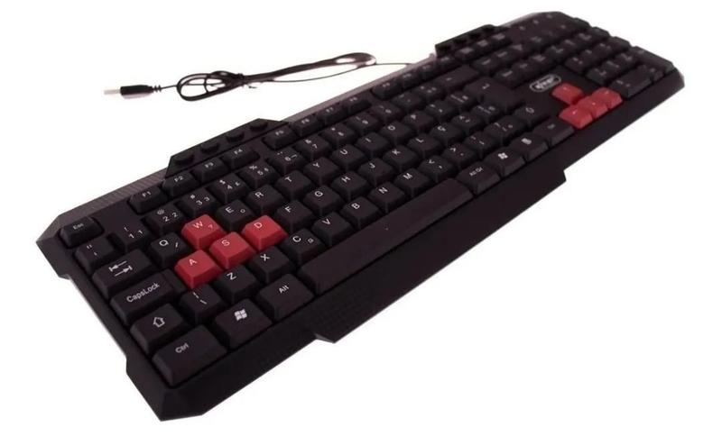 Imagem de Teclado Multimídia Padrão Abnt2 Com Cabo Usb