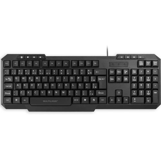 Imagem de Teclado Multimídia Usb Preto Multilaser- Tc206