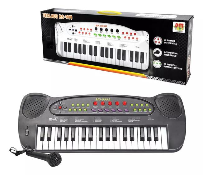 Imagem de Teclado Musical Brinquedo Infantil - Dm Toys