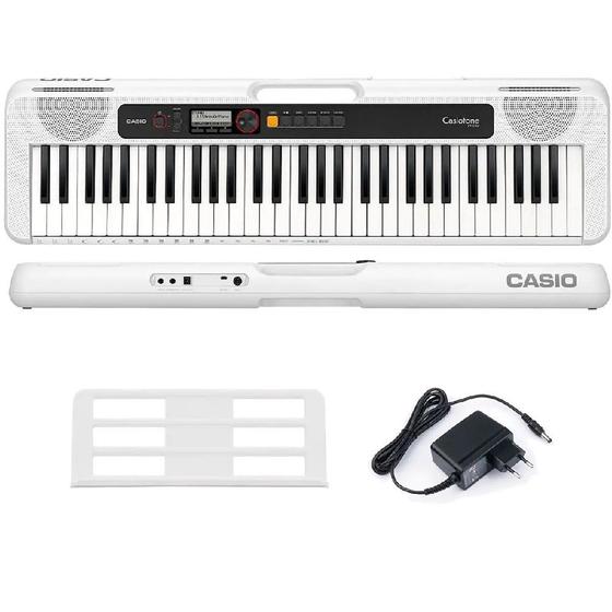 Imagem de Teclado Musical Casio Casiotone CT-S200 61 Teclas Branco