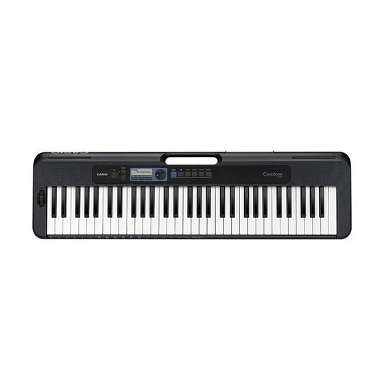 Imagem de Teclado musical casio casiotone cts300 bk basico digital